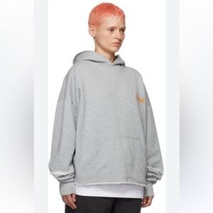 Drew House scribble hoodie heather gray